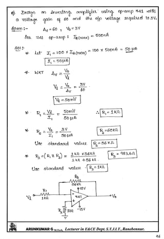 Linear IC's & Application Notes