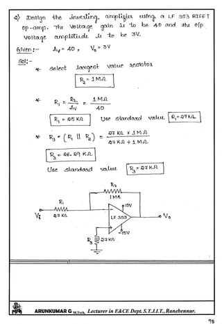 Linear IC's & Application Notes