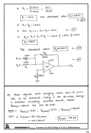 Linear IC's & Application Notes