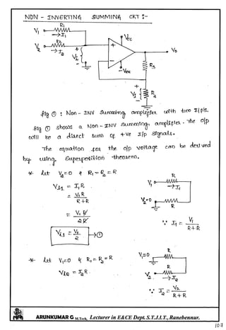 Linear IC's & Application Notes