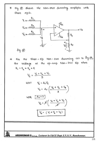 Linear IC's & Application Notes