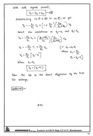Linear IC's & Application Notes
