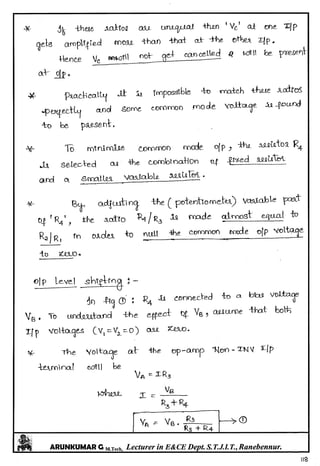 Linear IC's & Application Notes