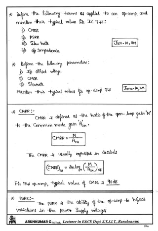 Linear IC's & Application Notes