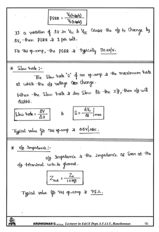 Linear IC's & Application Notes