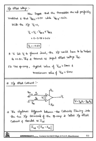 Linear IC's & Application Notes
