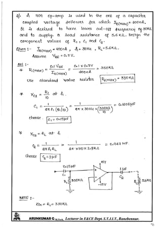 Linear IC's & Application Notes