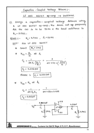Linear IC's & Application Notes