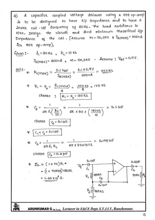 Linear IC's & Application Notes