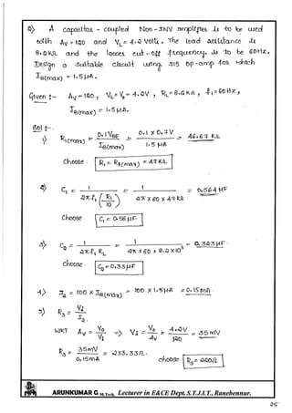 Linear IC's & Application Notes