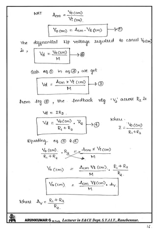 Linear IC's & Application Notes