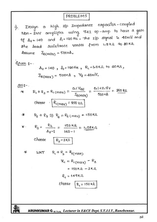 Linear IC's & Application Notes