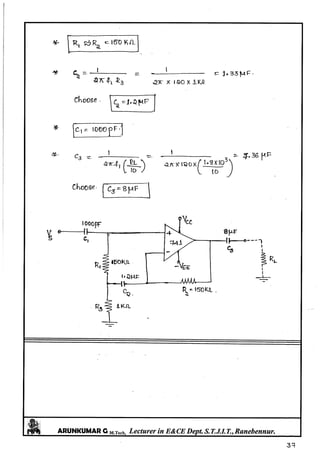 Linear IC's & Application Notes