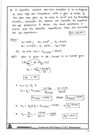 Linear IC's & Application Notes