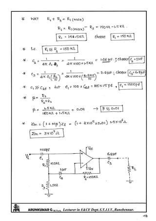 Linear IC's & Application Notes