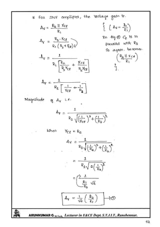 Linear IC's & Application Notes