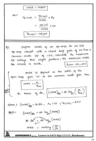 Linear IC's & Application Notes