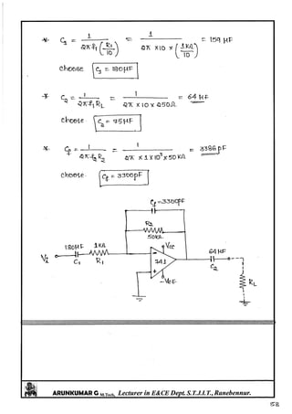 Linear IC's & Application Notes