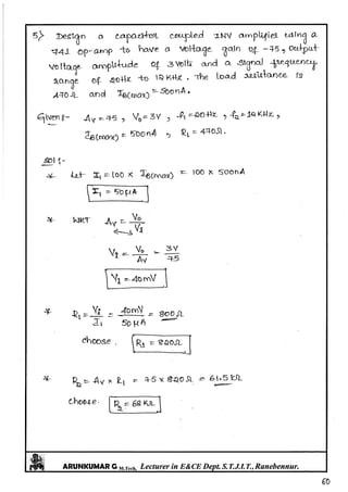 Linear IC's & Application Notes