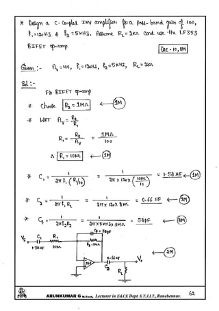 Linear IC's & Application Notes