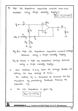 Linear IC's & Application Notes