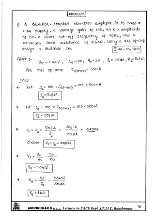 Linear IC's & Application Notes