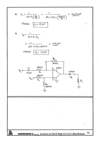 Linear IC's & Application Notes