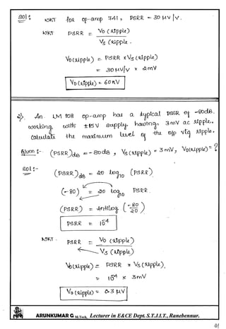 Linear IC's & Application Notes