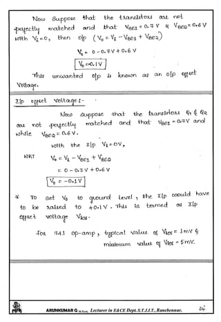 Linear IC's & Application Notes