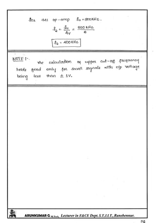 Linear IC's & Application Notes