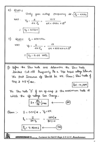 Linear IC's & Application Notes