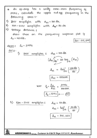 Linear IC's & Application Notes