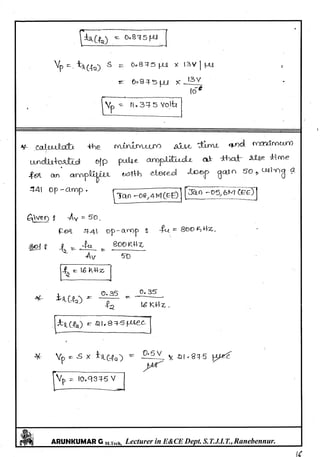 Linear IC's & Application Notes