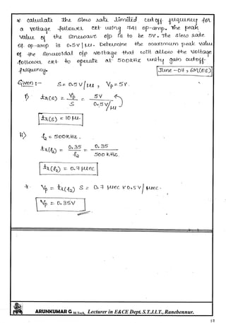 Linear IC's & Application Notes