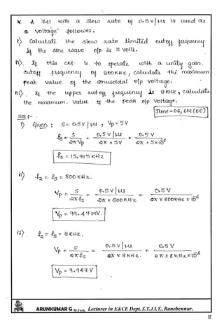 Linear IC's & Application Notes