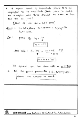 Linear IC's & Application Notes