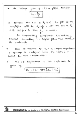 Linear IC's & Application Notes