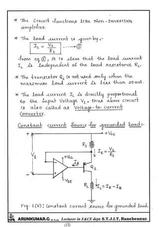 Linear IC's & Application Notes