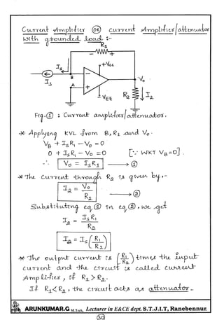 Linear IC's & Application Notes