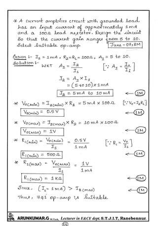 Linear IC's & Application Notes