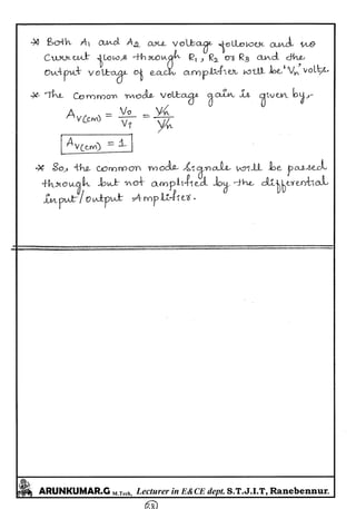 Linear IC's & Application Notes
