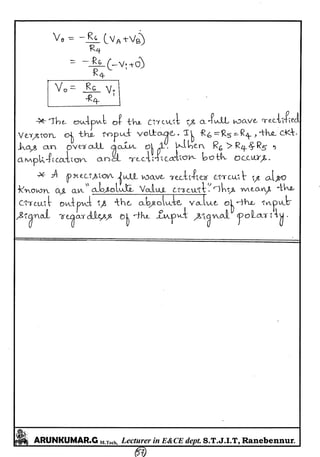 Linear IC's & Application Notes