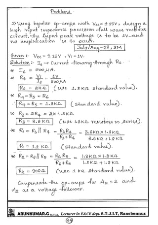 Linear IC's & Application Notes