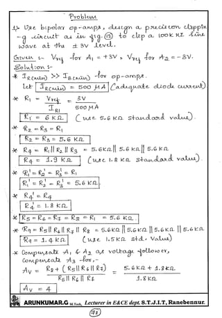 Linear IC's & Application Notes