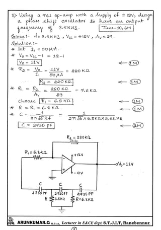 Linear IC's & Application Notes