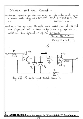 Linear IC's & Application Notes