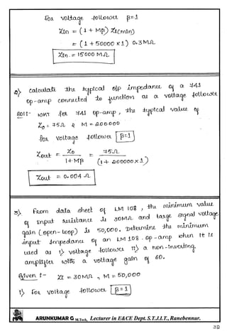 Linear IC's & Application Notes