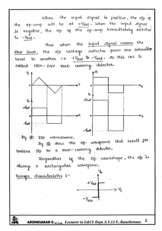 Linear IC's & Application Notes