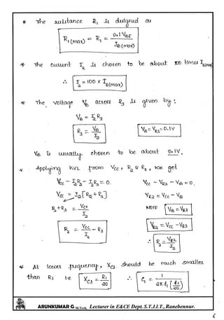 Linear IC's & Application Notes