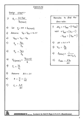 Linear IC's & Application Notes